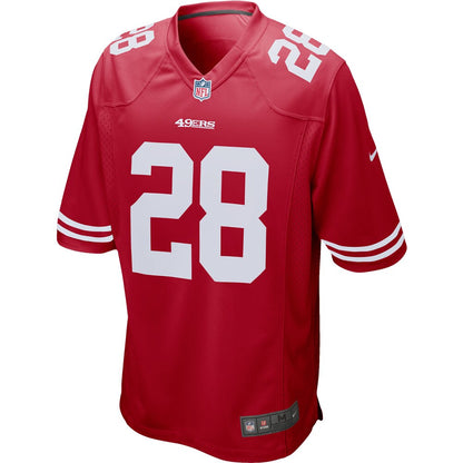 San Francisco 49ers Jerick Mckinnon Scarlet NFL jersey front view