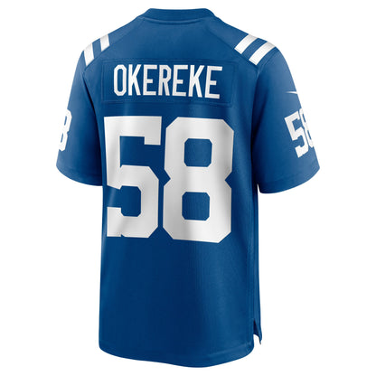 Indianapolis Colts Bobby Okereke NFL jersey front view