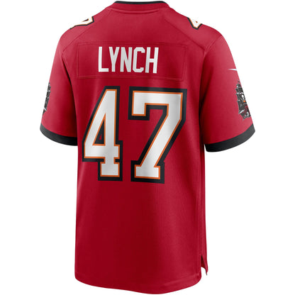 Tampa Bay Buccaneers John Lynch NFL jersey front view