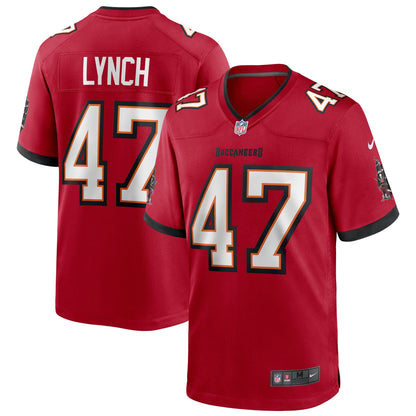 Tampa Bay Buccaneers John Lynch NFL jersey front view