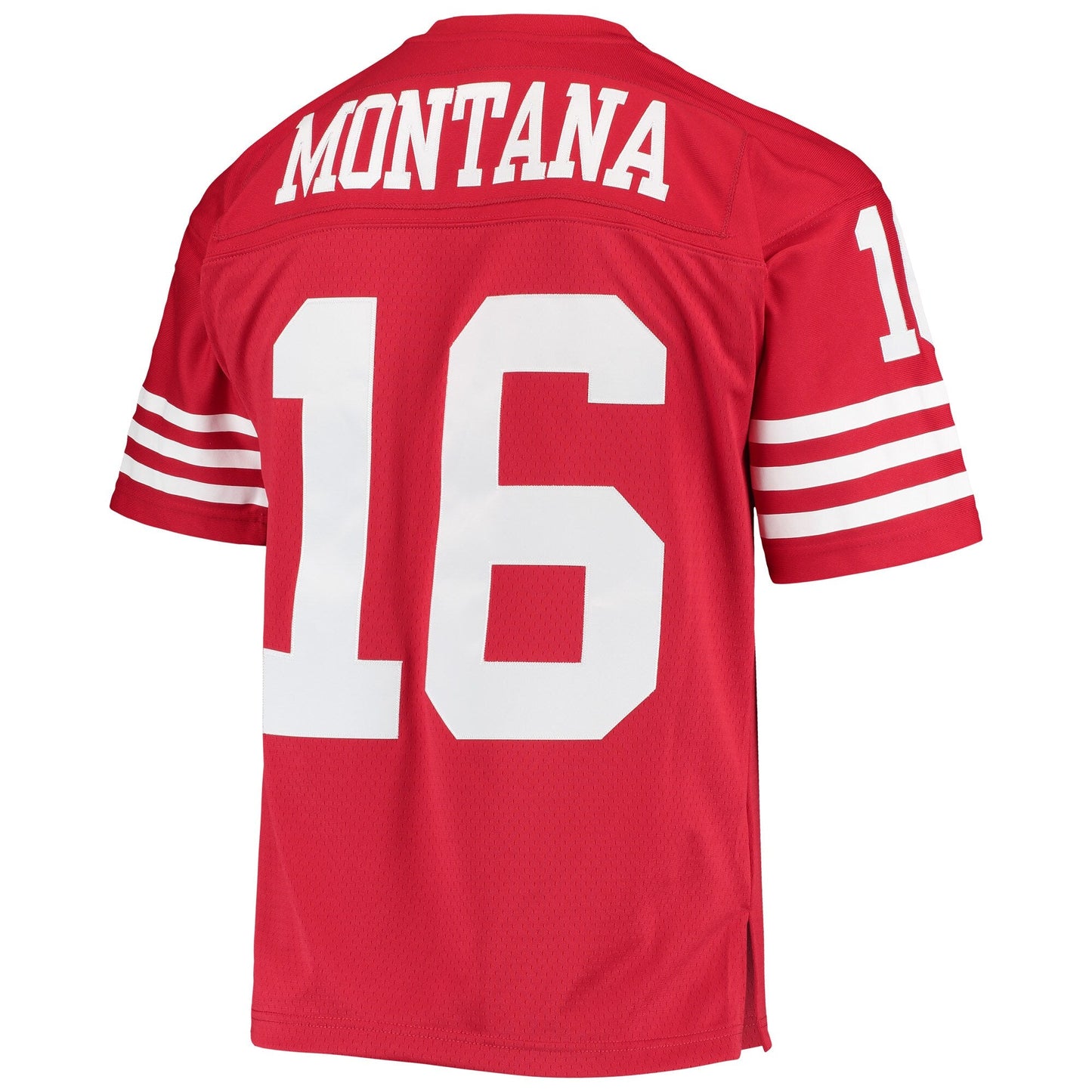 San Francisco 49ers Joe Montana Scarlet Legacy NFL jersey front view