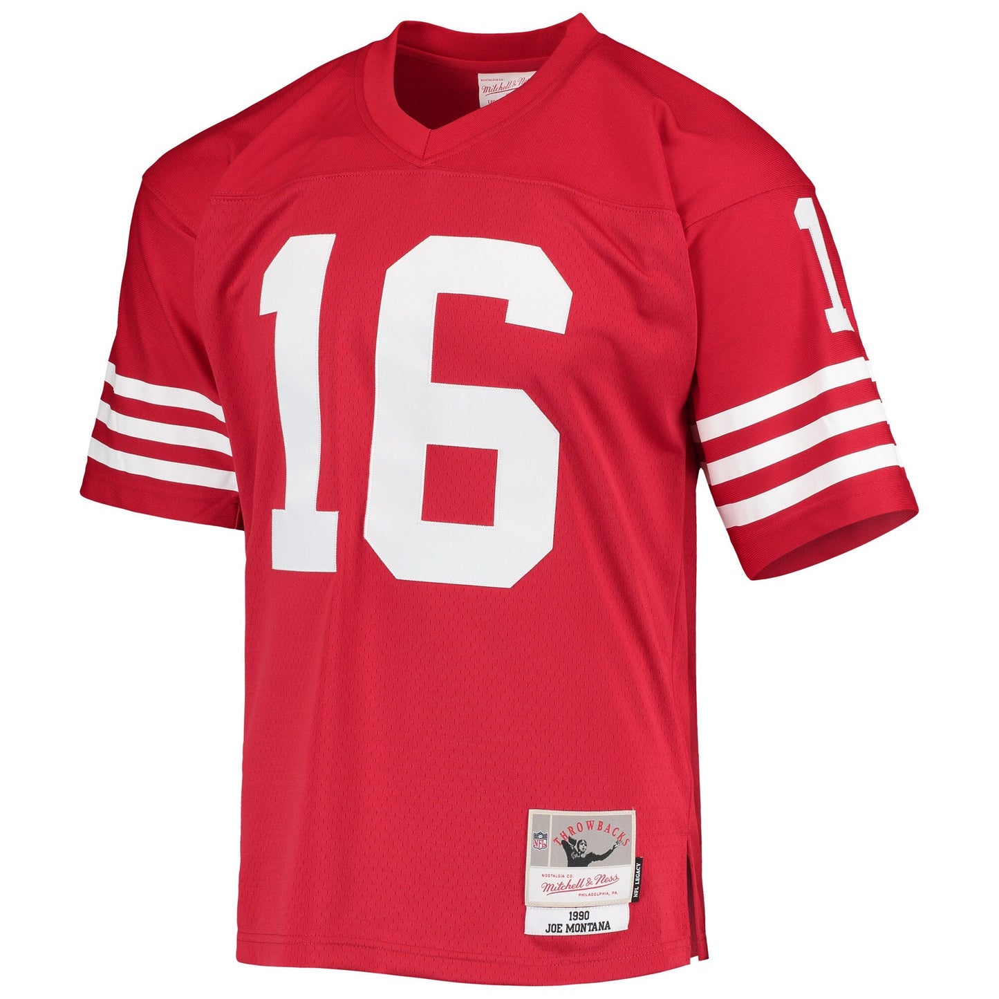 San Francisco 49ers Joe Montana Scarlet Legacy NFL jersey front view