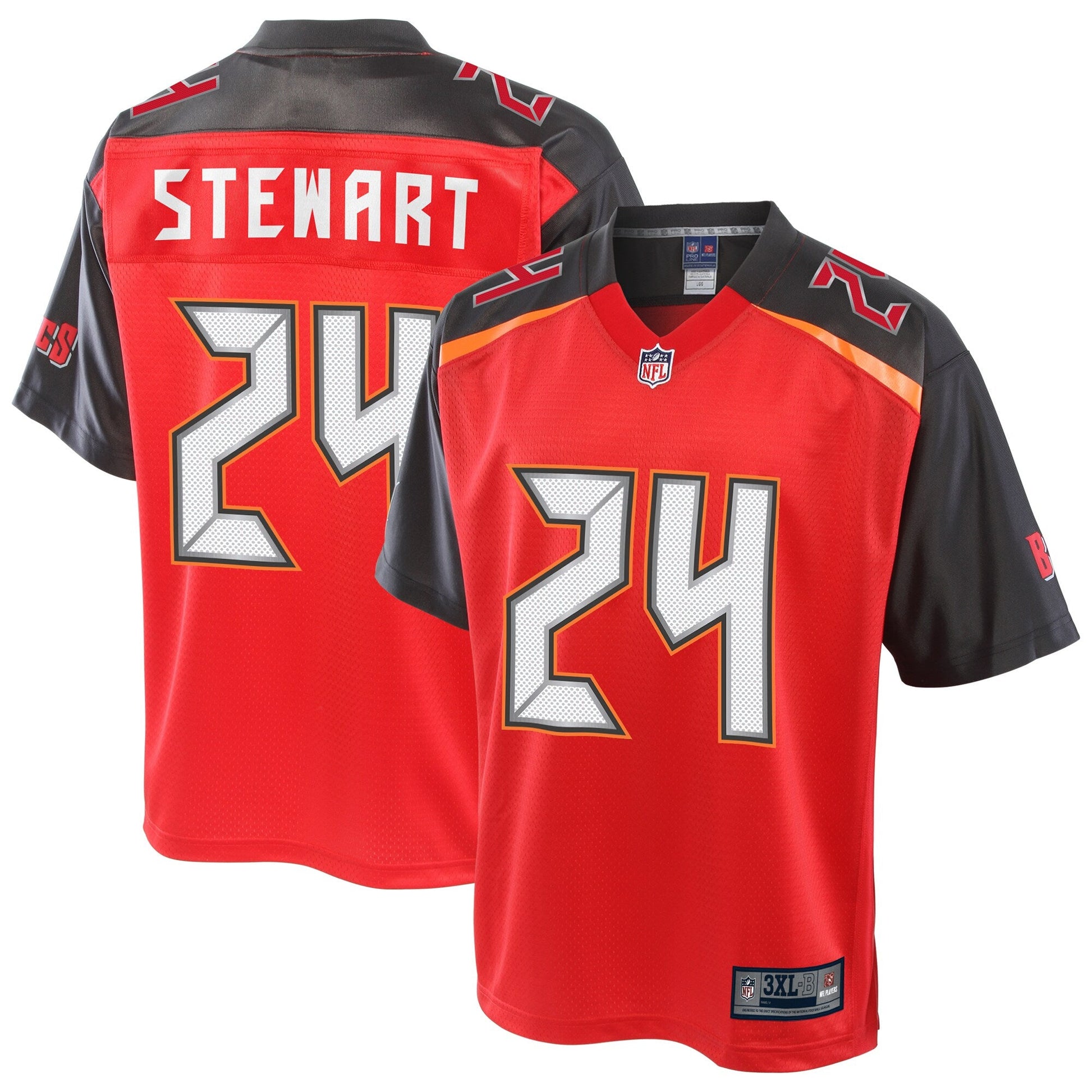 Tampa Bay Buccaneers Darian Stewart Big Tall NFL jersey front view