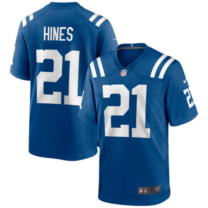 Indianapolis Colts Nyheim Hines NFL jersey front view