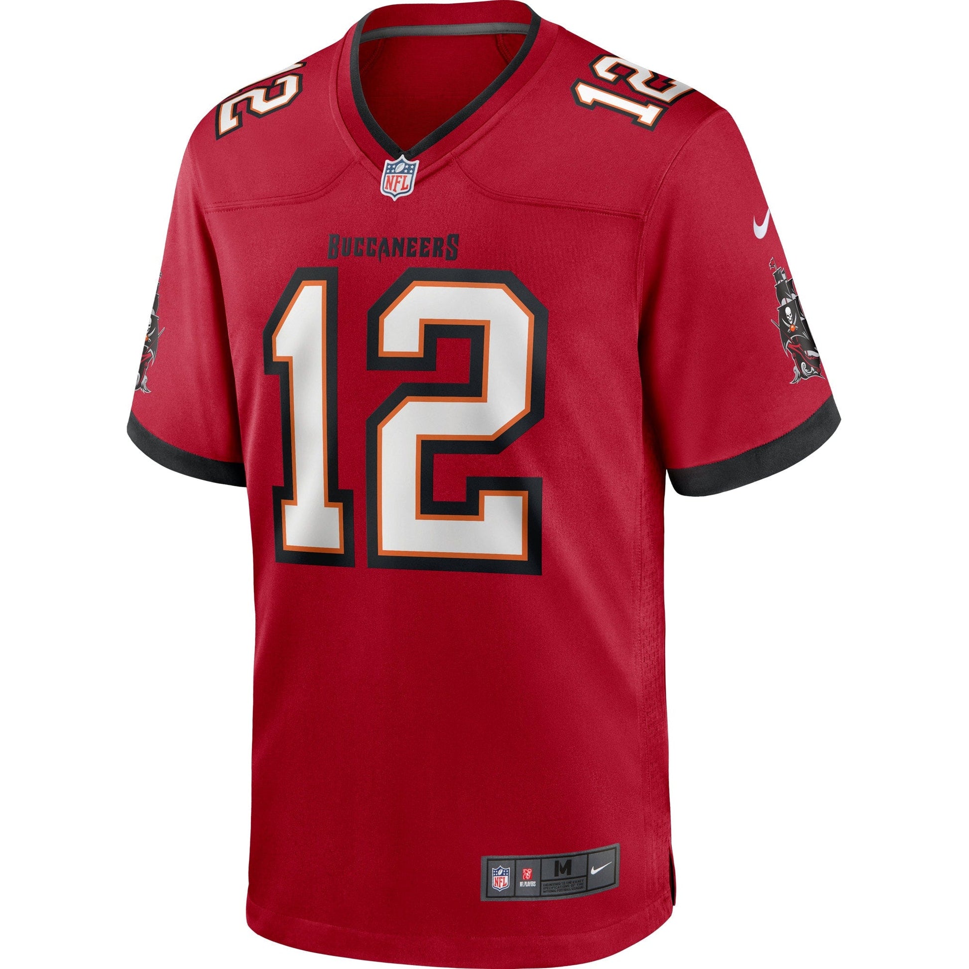 Tampa Bay Buccaneers Tom Brady NFL jersey front view
