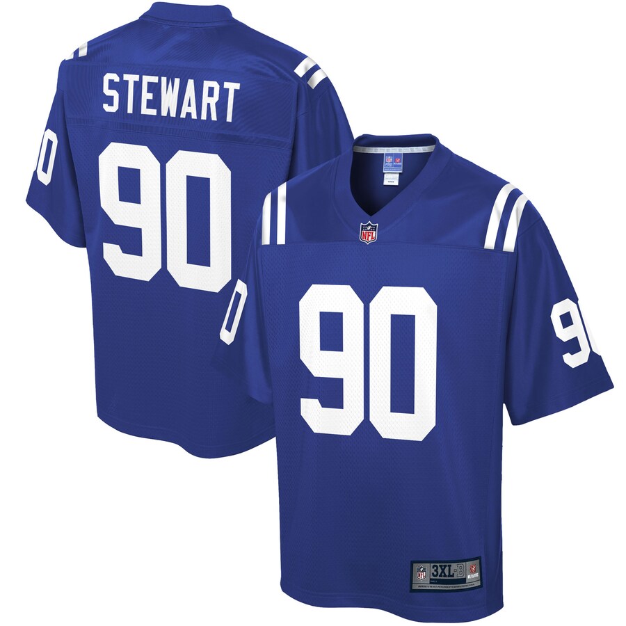 Indianapolis Colts Grover Stewart Big Tall NFL jersey front view
