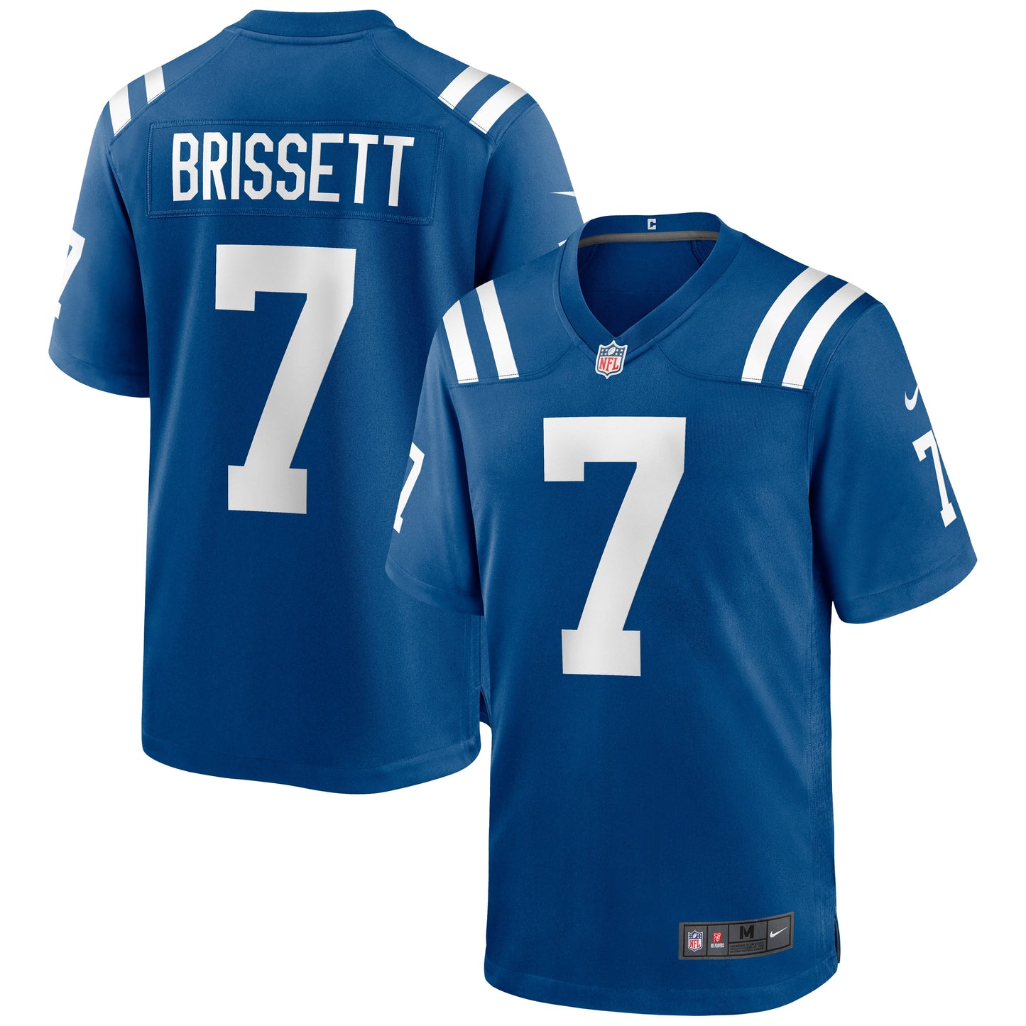 Indianapolis Colts Jacoby Brissett NFL jersey front view