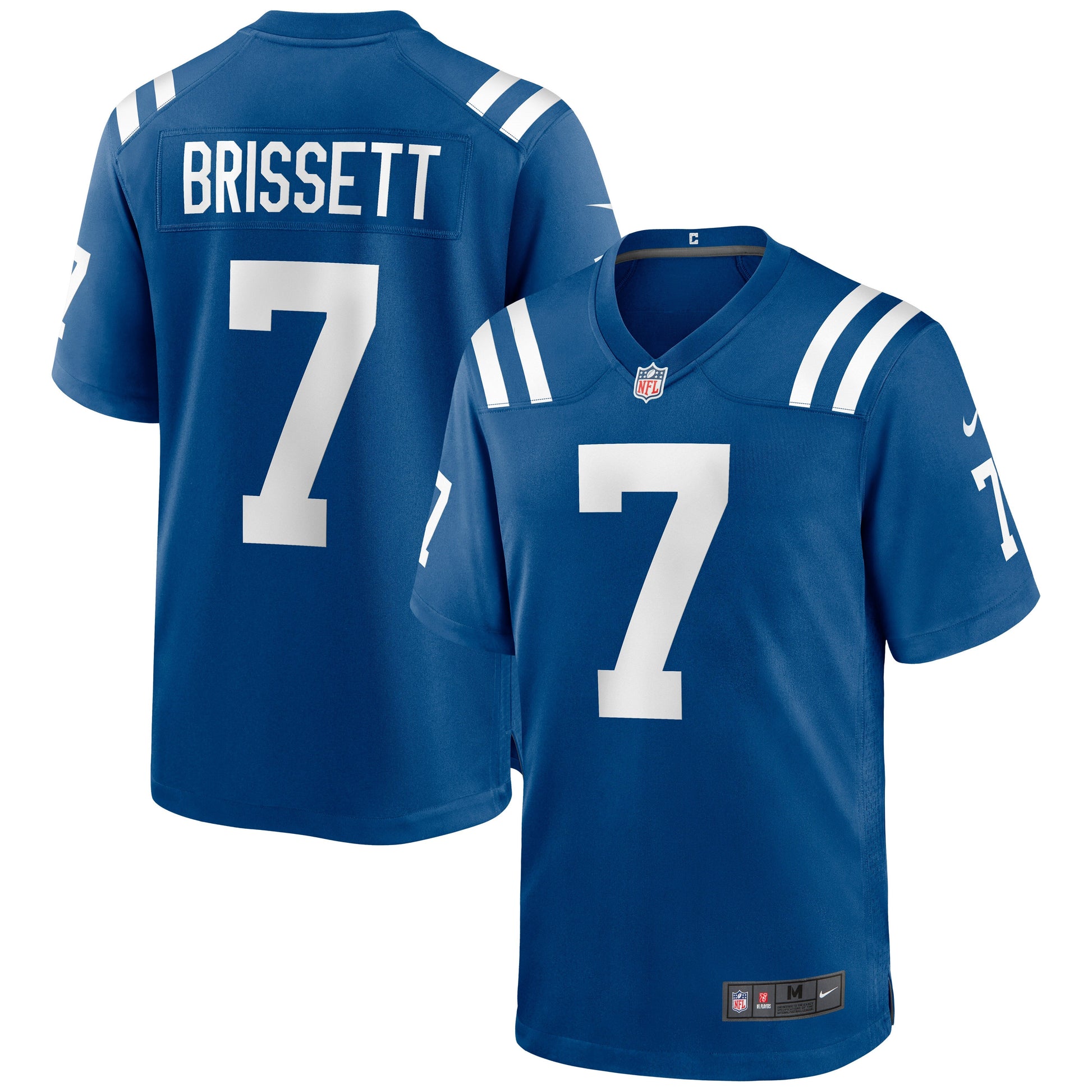 Indianapolis Colts Jacoby Brissett NFL jersey front view