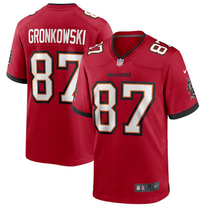 Tampa Bay Buccaneers Rob Gronkowski NFL jersey front view