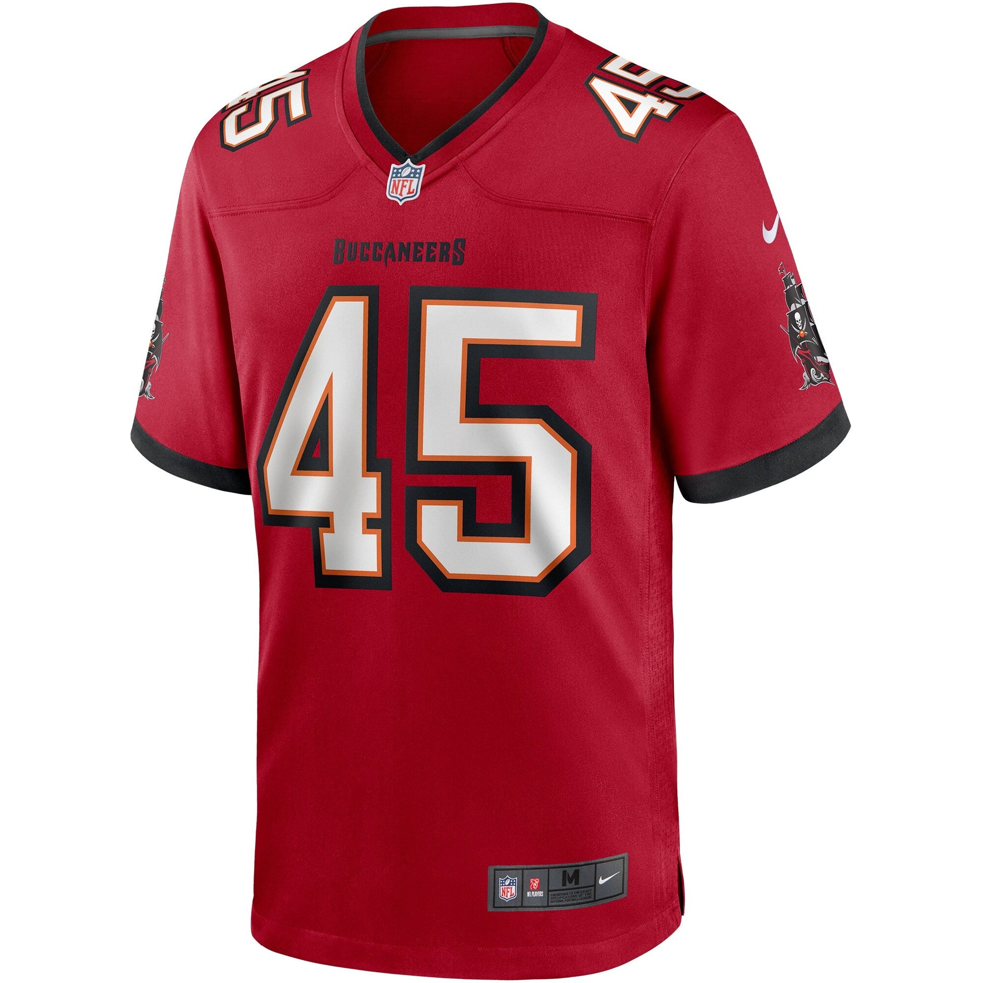 Tampa Bay Buccaneers Devin NFL jersey front view