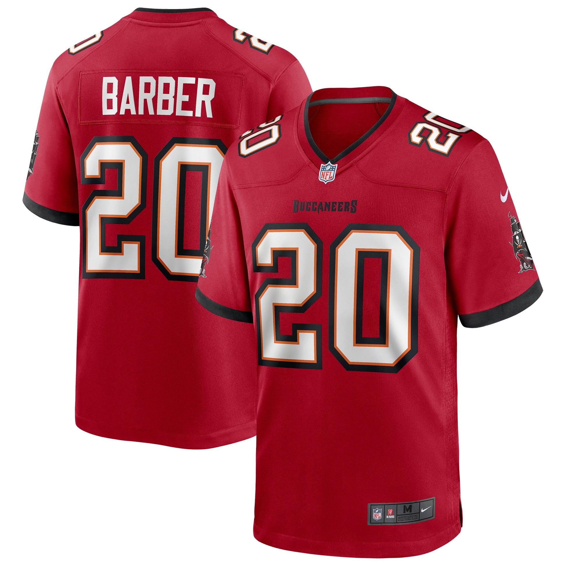 Tampa Bay Buccaneers Ronde Barber NFL jersey front view