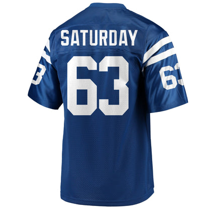 Indianapolis Colts Jeff Saturday NFL jersey front view
