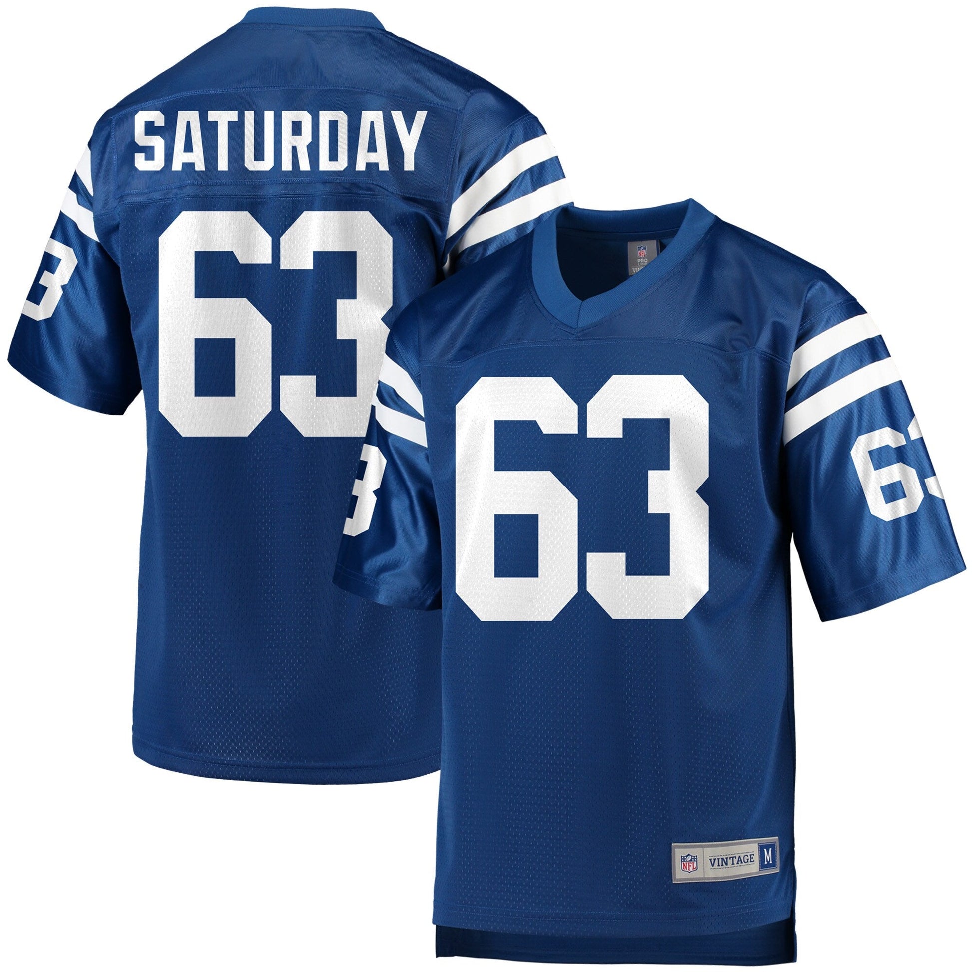 Indianapolis Colts Jeff Saturday NFL jersey front view
