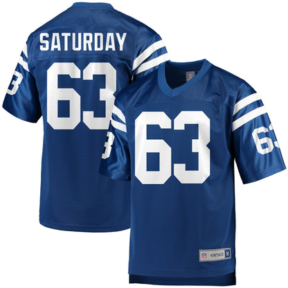 Indianapolis Colts Jeff Saturday NFL jersey front view