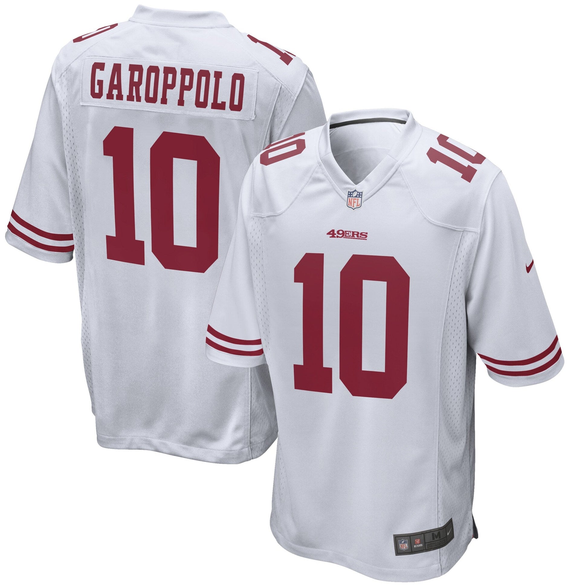 San Francisco 49ers Jimmy Garoppolo NFL jersey front view