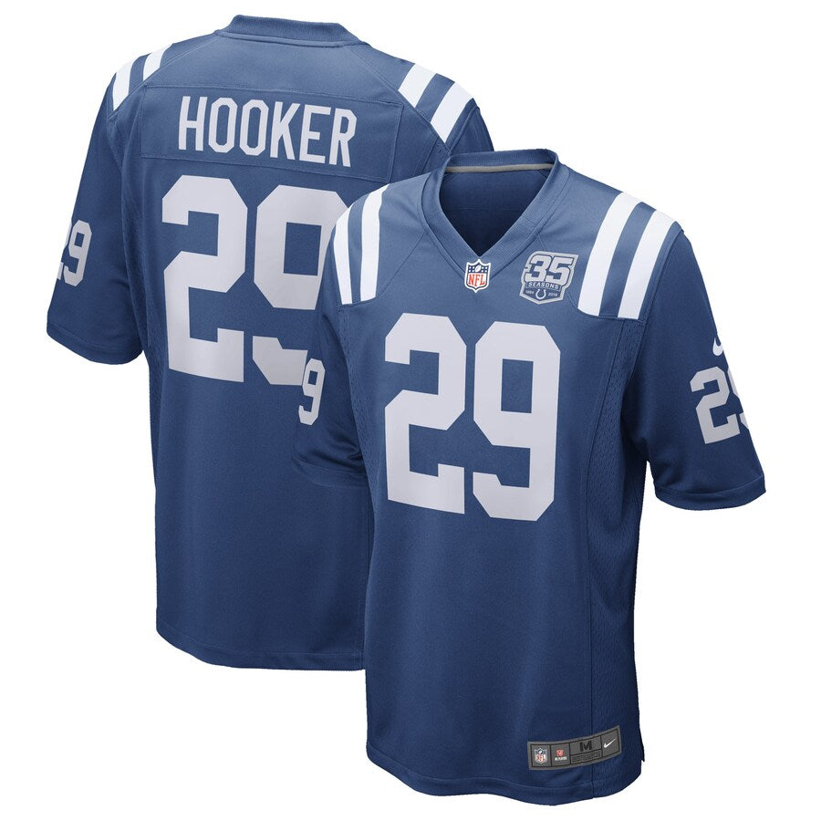 Indianapolis Colts Malik Hooker 35th Season NFL jersey front view