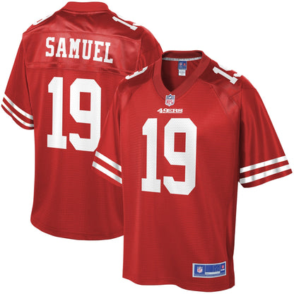San Francisco 49ers Deebo Samuel Scarlet NFL jersey front view