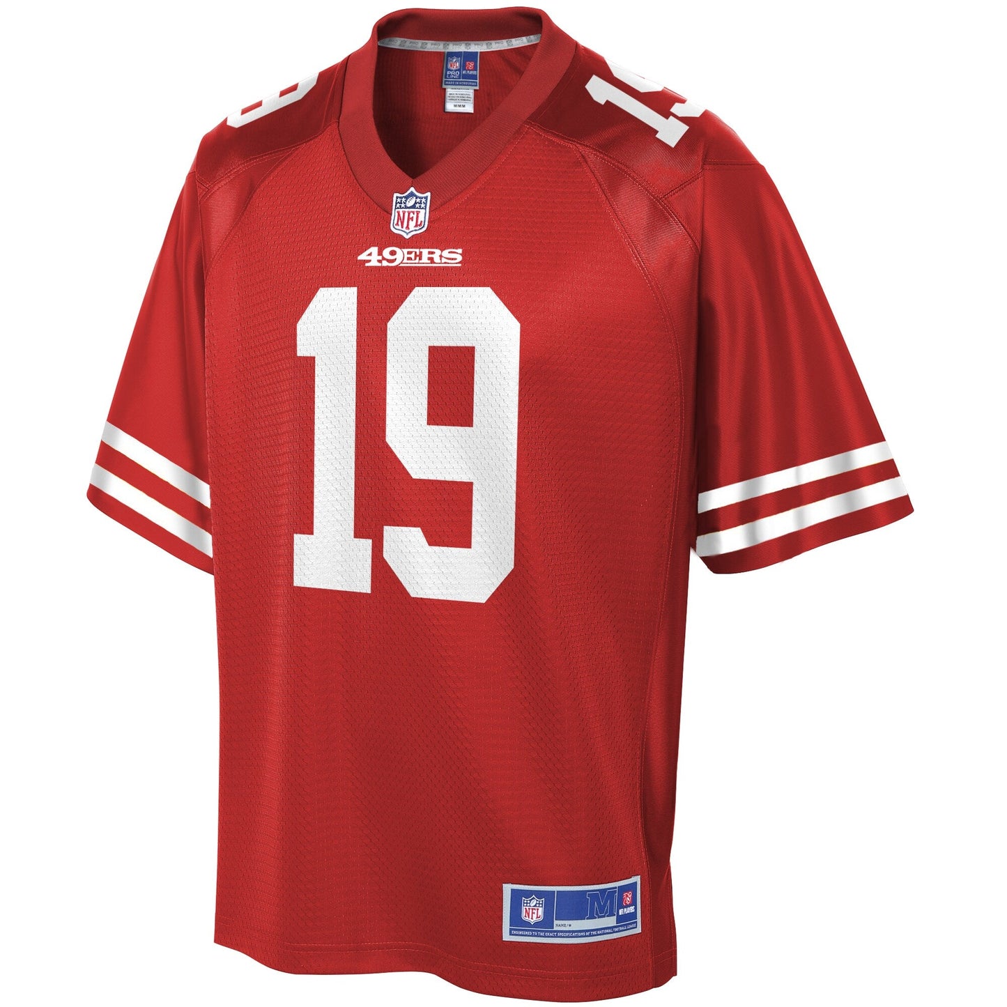 San Francisco 49ers Deebo Samuel Scarlet NFL jersey front view