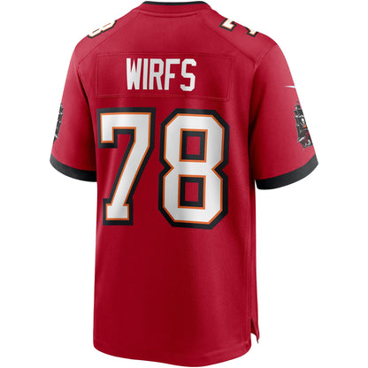 Tampa Bay Buccaneers Tristan Wirfs Draft First Round NFL jersey front view