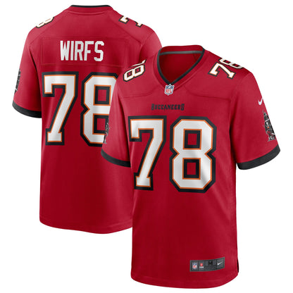 Tampa Bay Buccaneers Tristan Wirfs Draft First Round NFL jersey front view
