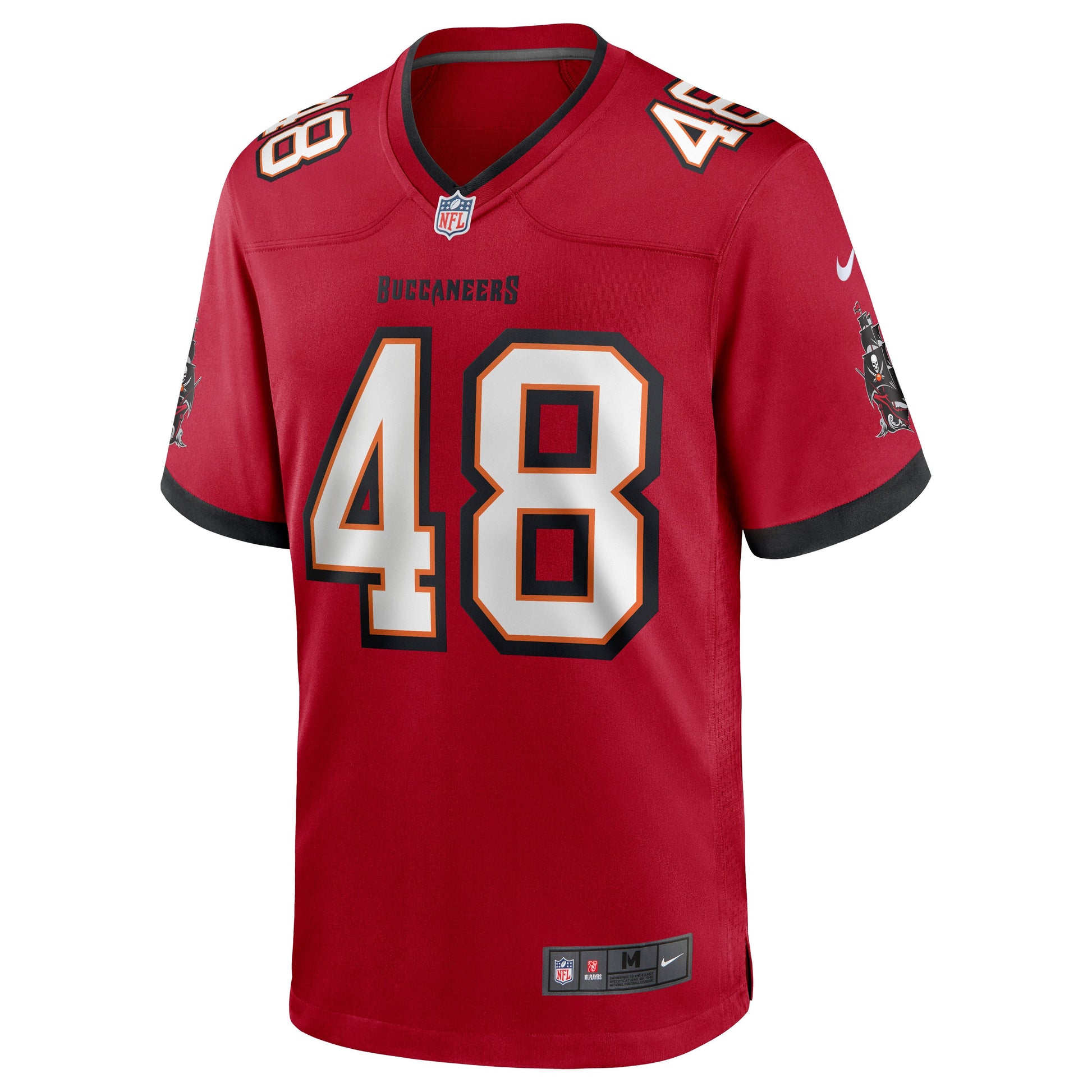 Tampa Bay Buccaneers Jack Cichy NFL jersey front view