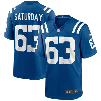 Indianapolis Colts Jeff Saturday NFL jersey front view