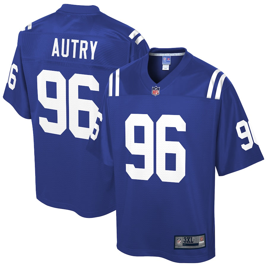 Indianapolis Colts Denico Autry Big Tall NFL jersey front view