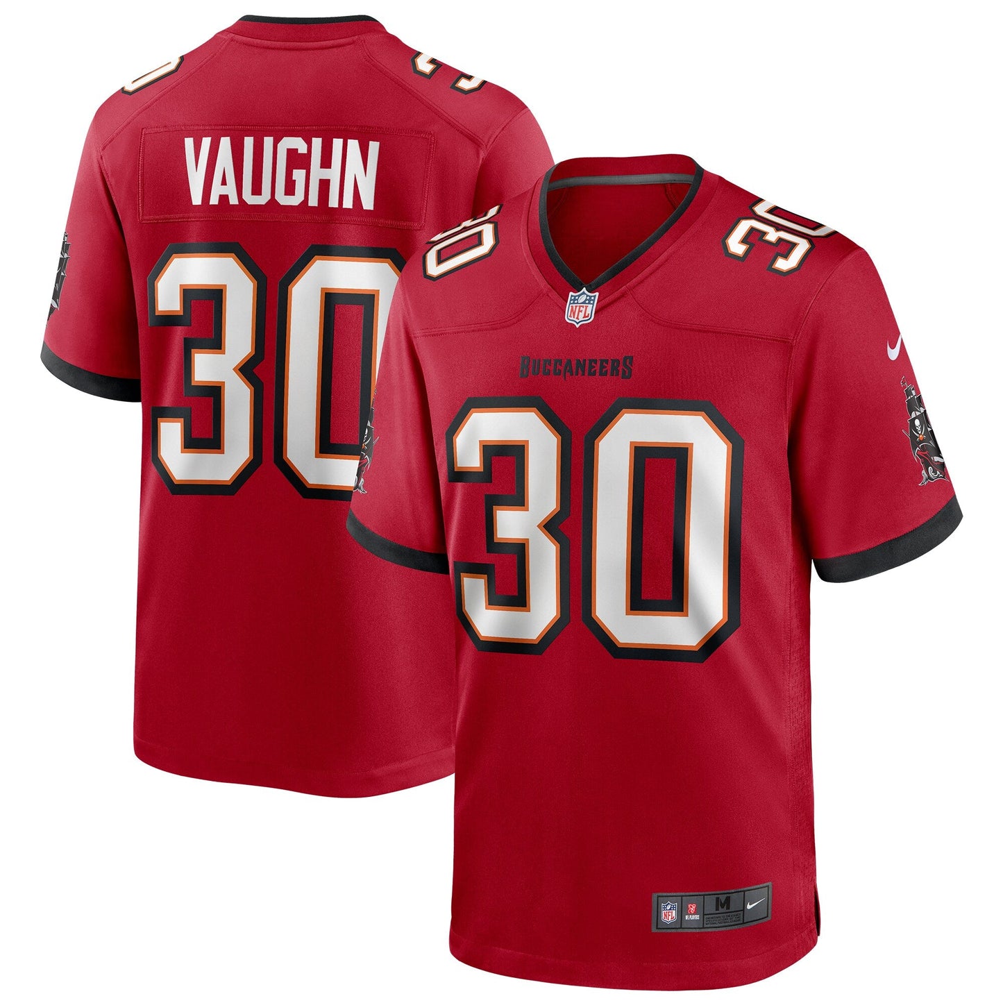 Tampa Bay Buccaneers Keshawn Vaughn NFL jersey front view