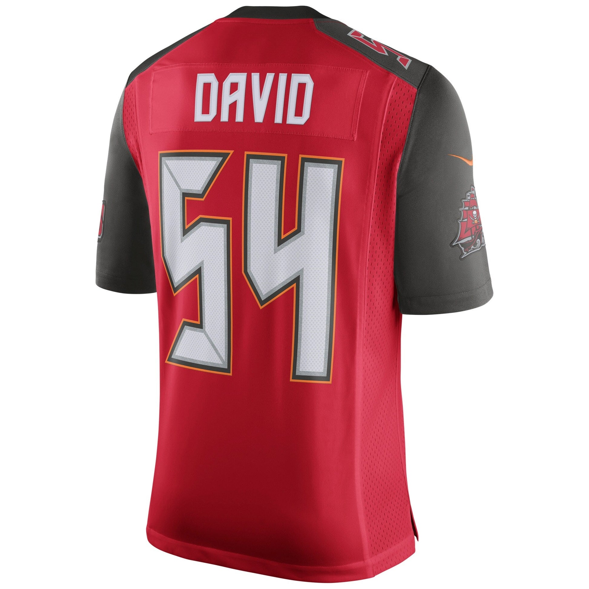 Tampa Bay Buccaneers Lavonte David Speed Machine NFL jersey front view