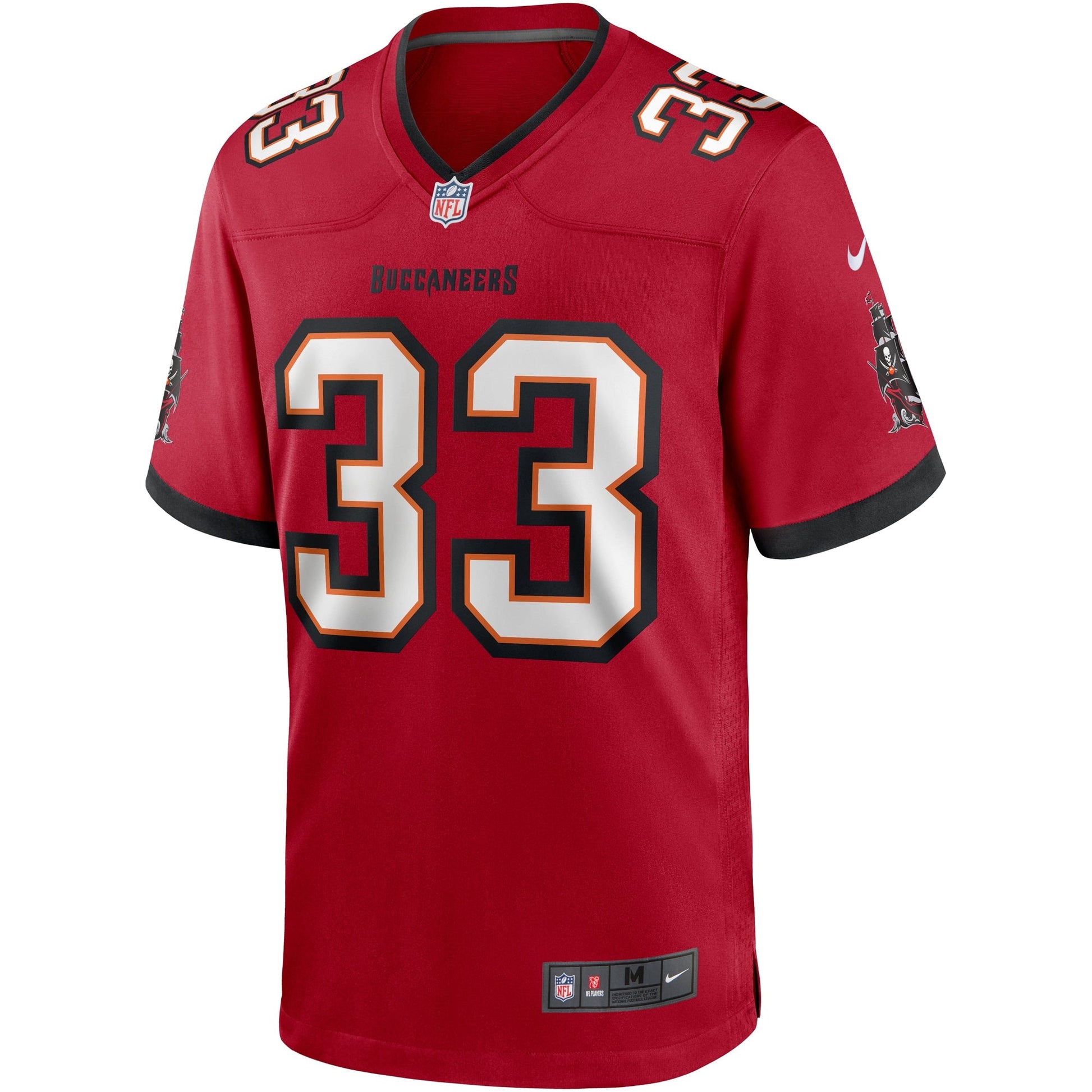Tampa Bay Buccaneers Whitehead NFL jersey front view