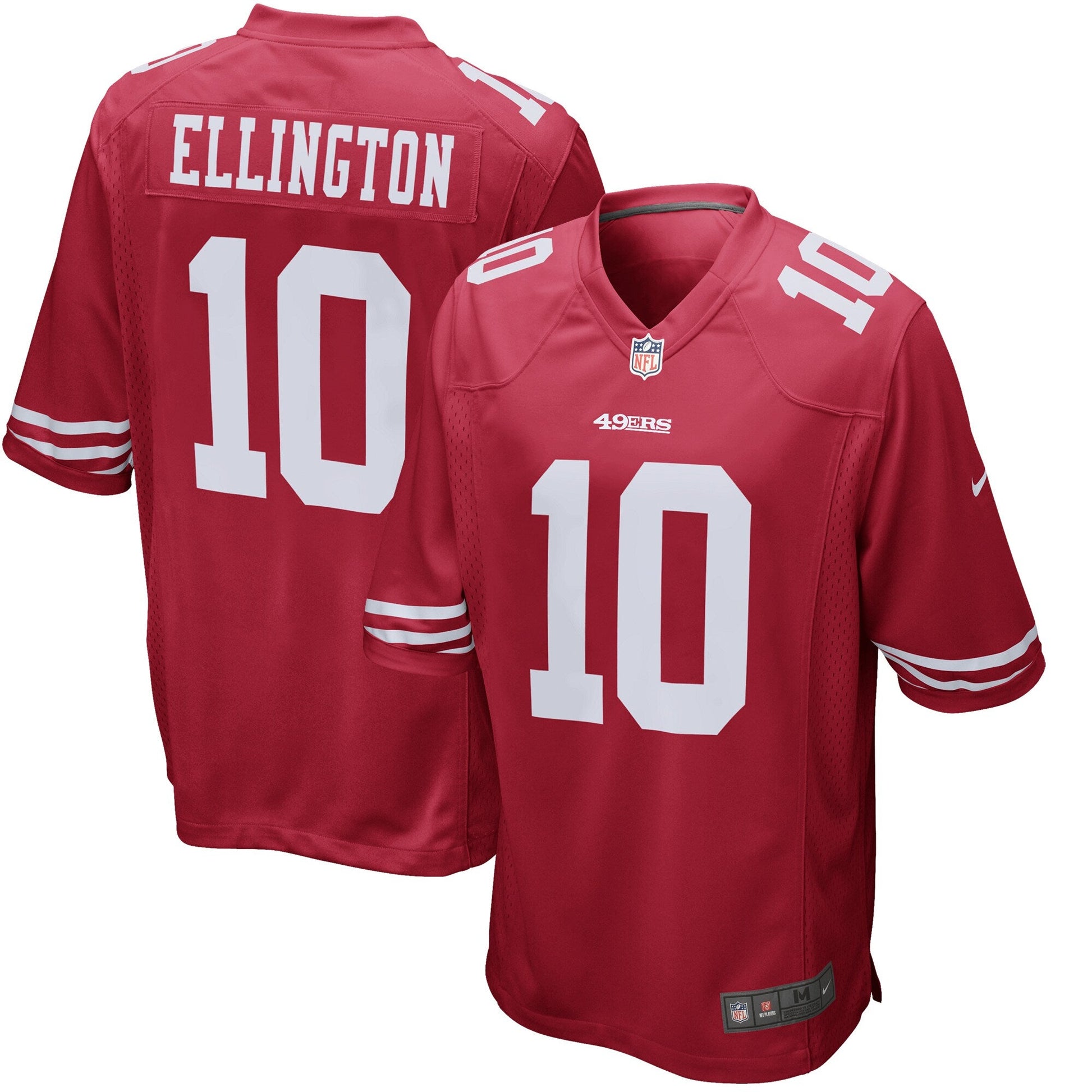 San Francisco 49ers Bruce Ellington Scarlet NFL jersey front view