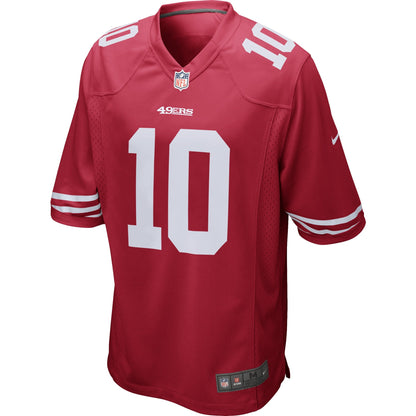 San Francisco 49ers Bruce Ellington Scarlet NFL jersey front view