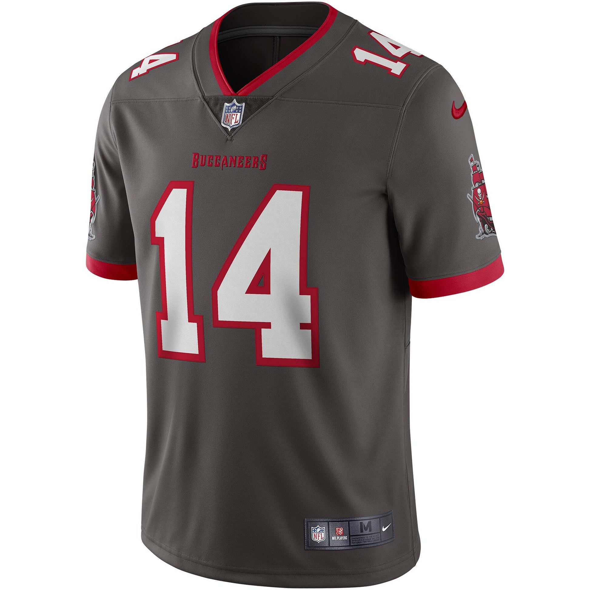 Tampa Bay Buccaneers Chris Godwin Pewter NFL jersey front view