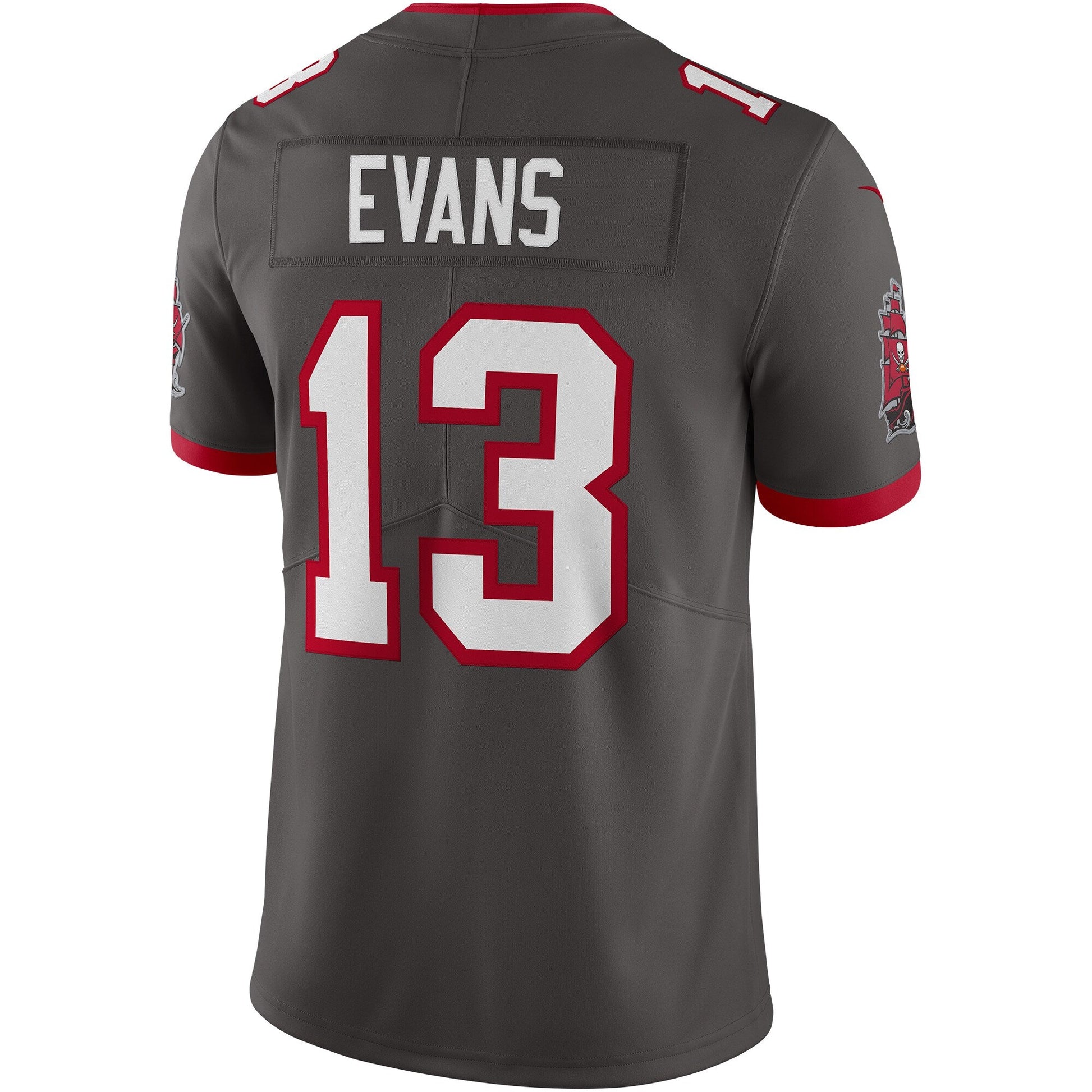 Tampa Bay Buccaneers Mike Evans Pewter NFL jersey front view
