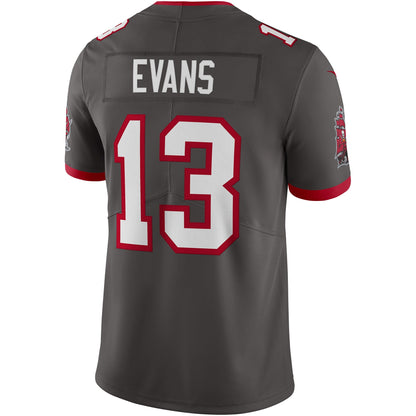 Tampa Bay Buccaneers Mike Evans Pewter NFL jersey front view