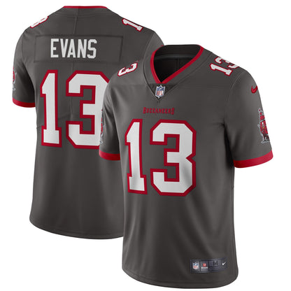Tampa Bay Buccaneers Mike Evans Pewter NFL jersey front view