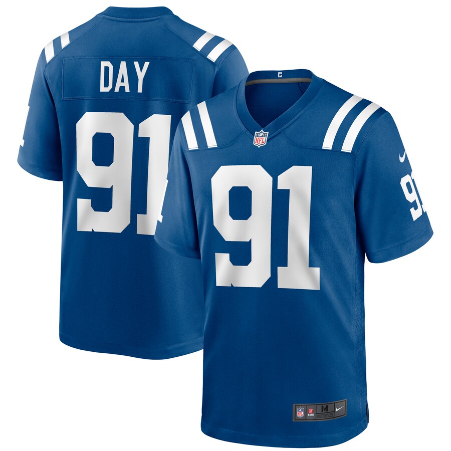 Indianapolis Colts Sheldon Day NFL jersey front view
