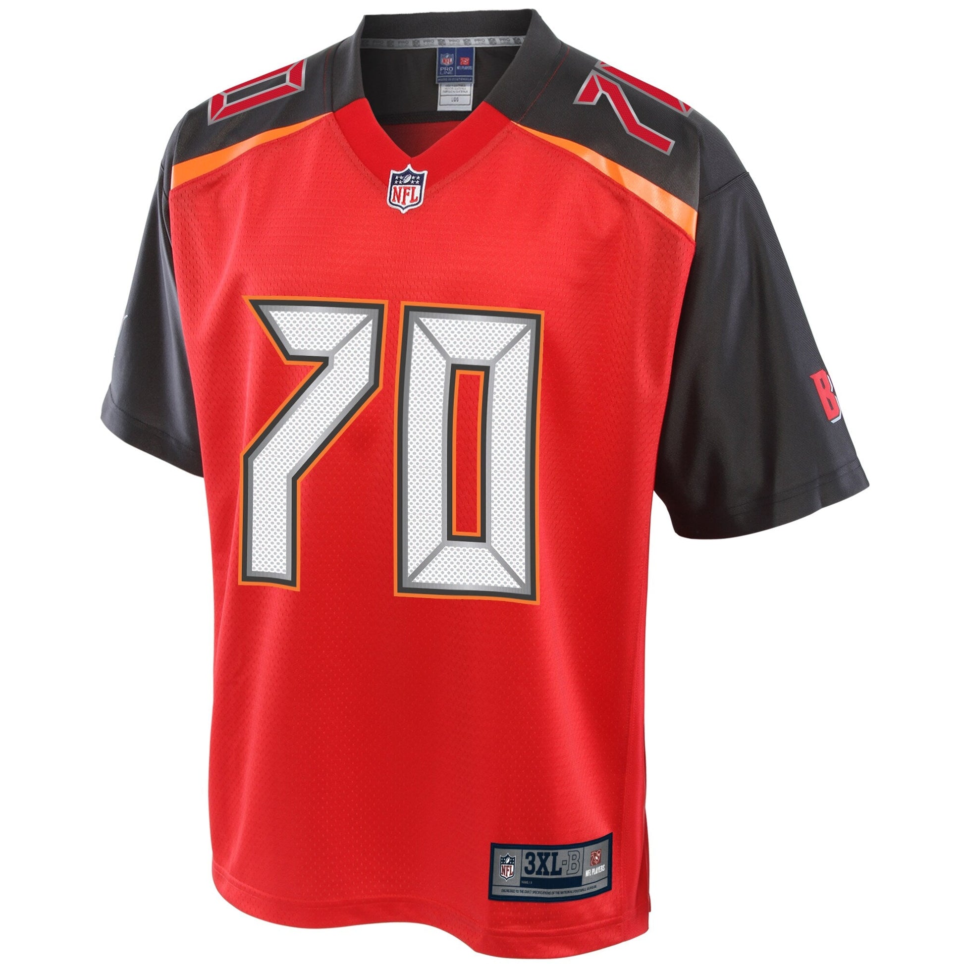 Tampa Bay Buccaneers Jerald Hawkins Big Tall NFL jersey front view