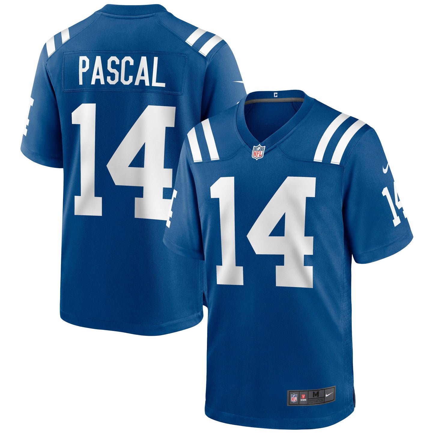 Indianapolis Colts Zach Pascal NFL jersey front view