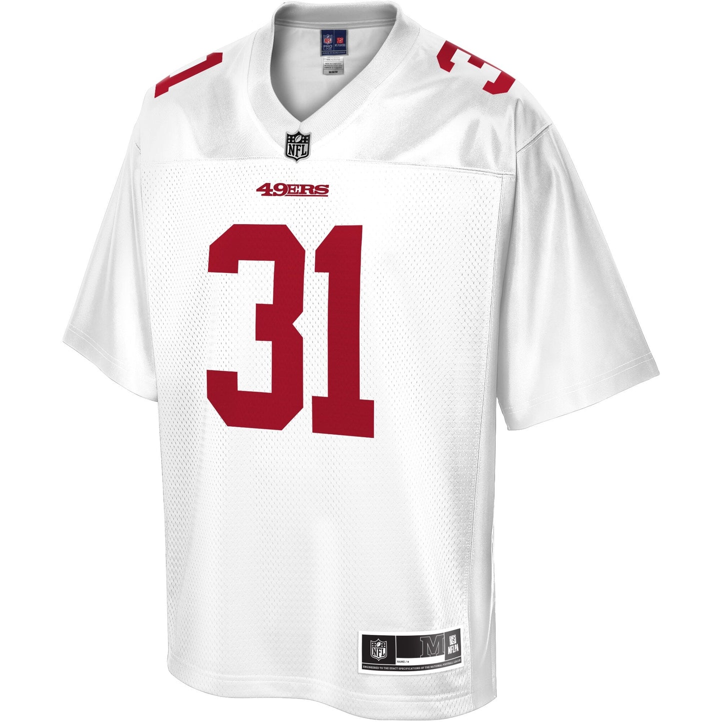 San Francisco 49ers Raheem Mostert NFL jersey front view