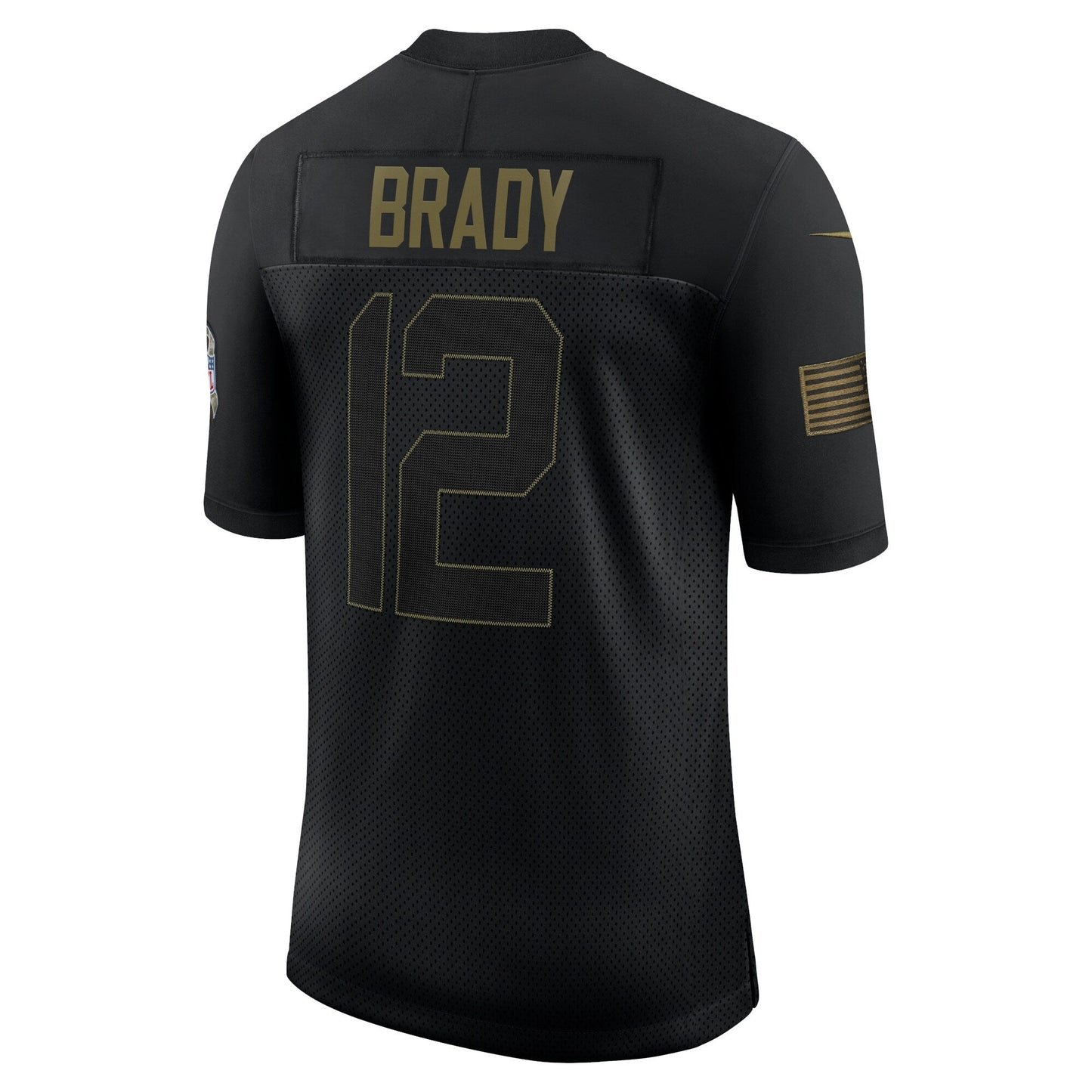 Tampa Bay Buccaneers Tom Brady Salute To Service NFL jersey front view