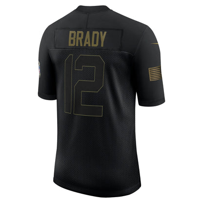 Tampa Bay Buccaneers Tom Brady Salute To Service NFL jersey front view