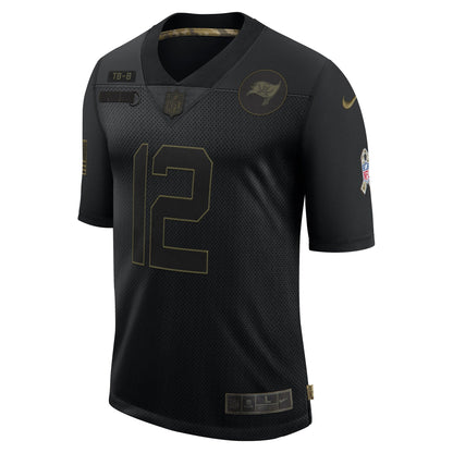 Tampa Bay Buccaneers Tom Brady Salute To Service NFL jersey front view