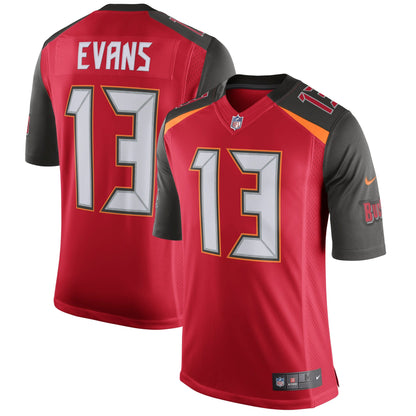Tampa Bay Buccaneers Mike Evans Speed Machine NFL jersey front view