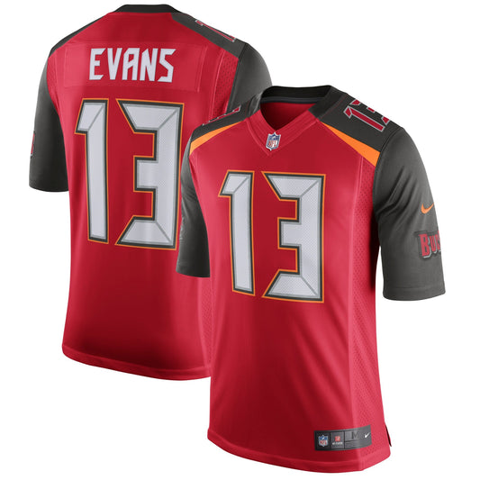 Tampa Bay Buccaneers Mike Evans Speed Machine NFL jersey front view