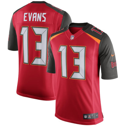 Tampa Bay Buccaneers Mike Evans Speed Machine NFL jersey front view