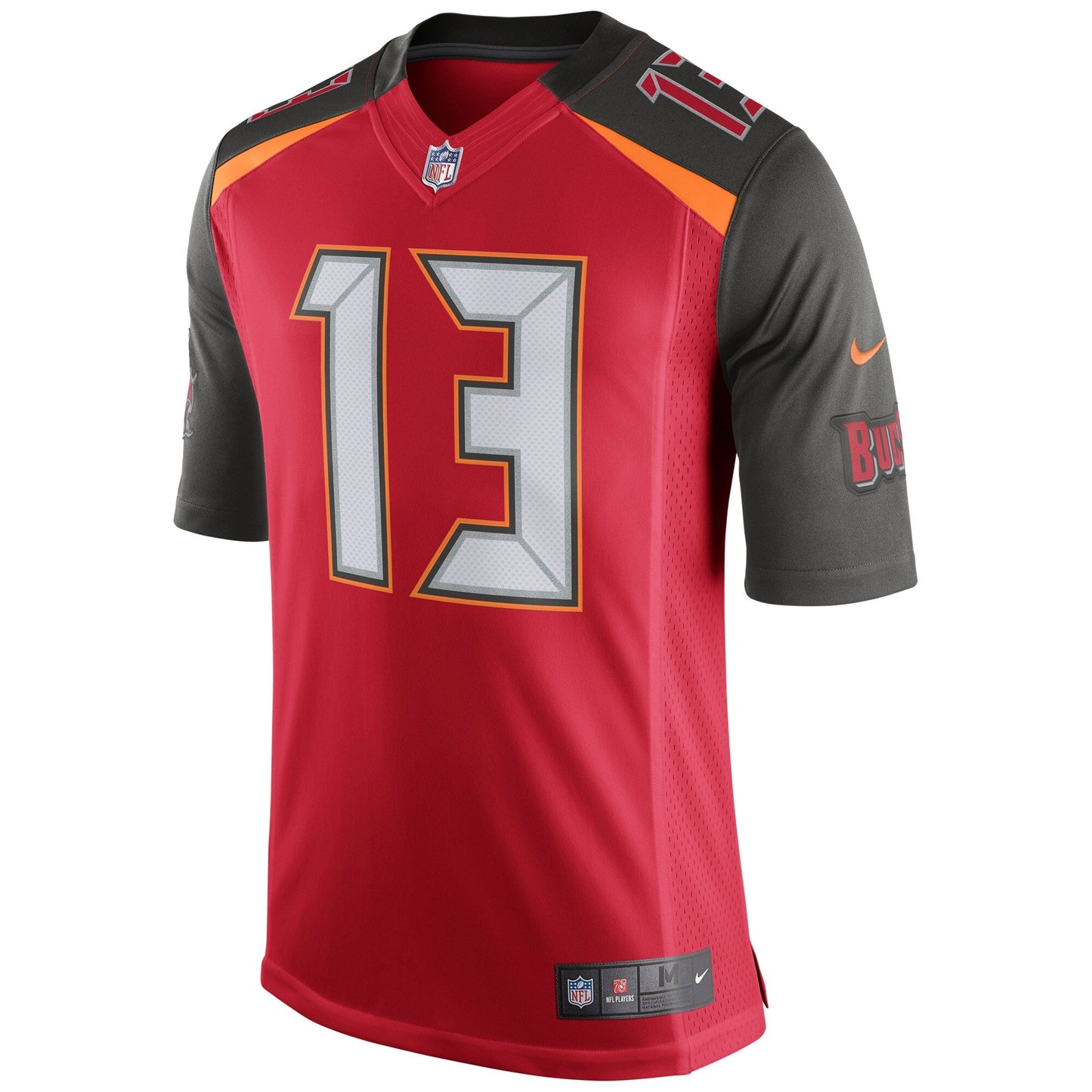Tampa Bay Buccaneers Mike Evans Speed Machine NFL jersey front view