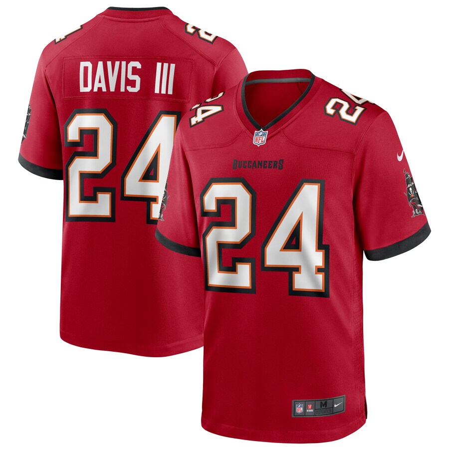 Tampa Bay Buccaneers Carlton Davis III NFL jersey front view