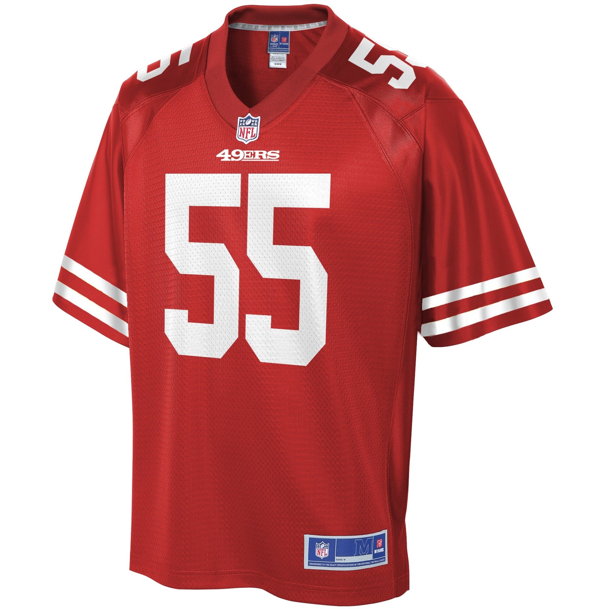 San Francisco 49ers Dee Ford Scarlet NFL jersey front view