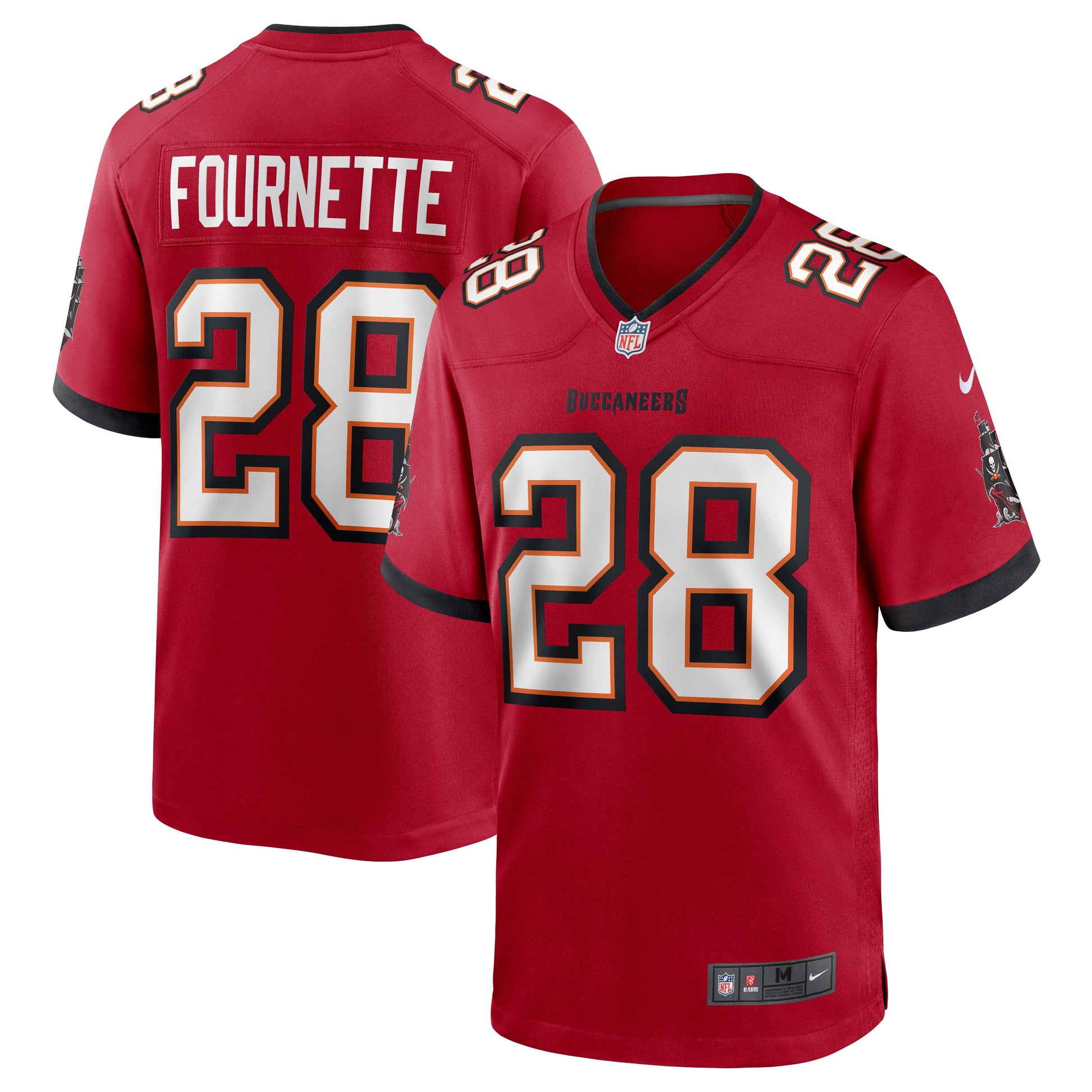 Tampa Bay Buccaneers Leonard Fournette NFL jersey front view